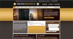 Desktop Screenshot of lonestargunsafes.com